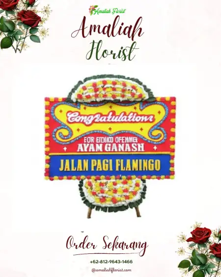 Sewa Papan Bunga 13 Ulu